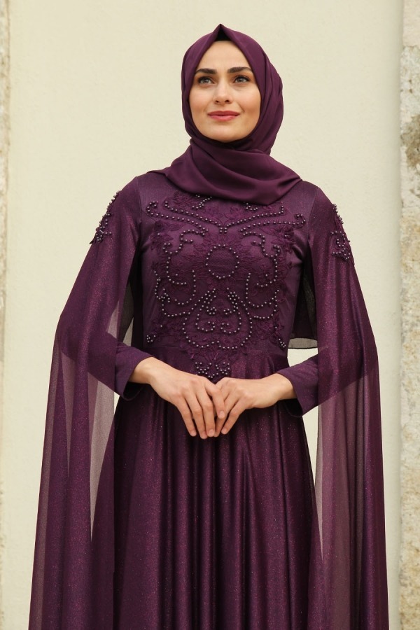 Majestic Purple Dress