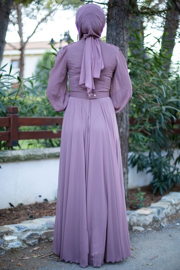 Violet Vision Evening Dress